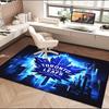 Maple Leafs Area Rug Suitable for Indoor And Outdoor,Carpets for Playroom, Homes, Offices, Living Rooms,Home Decor,Christmas Fan Gift