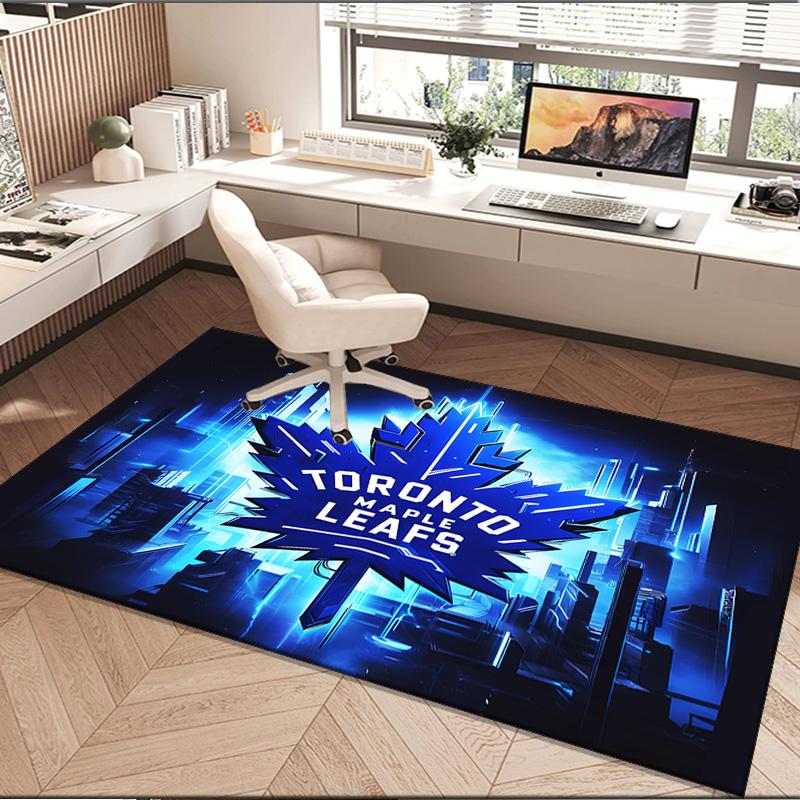 Maple Leafs Area Rug Suitable for Indoor And Outdoor,Carpets for Playroom, Homes, Offices, Living Rooms,Home Decor,Christmas Fan Gift
