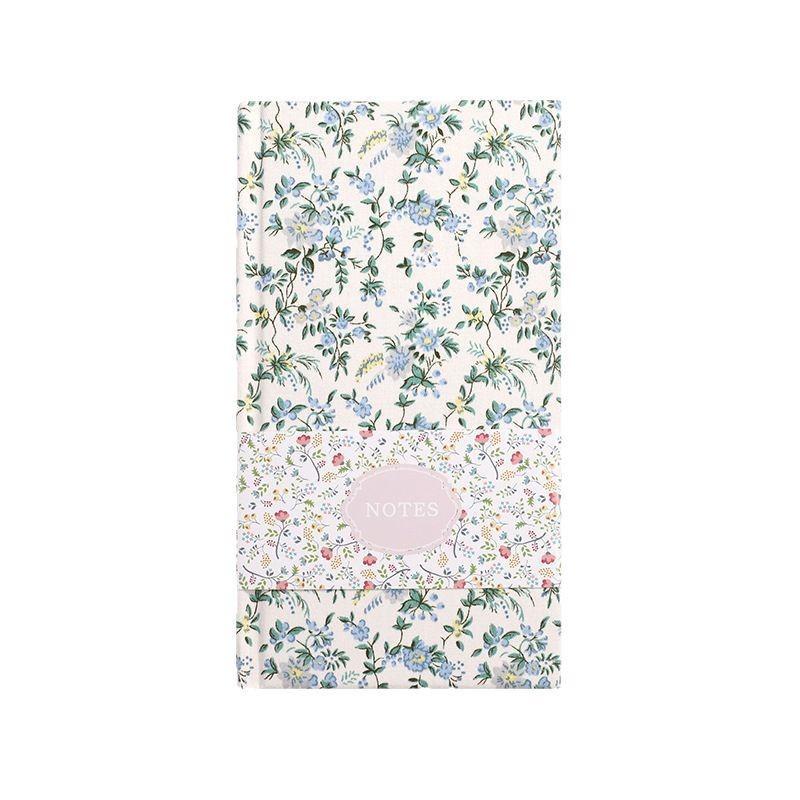 A6 Blank Notebook Travel Journaling Stamp Collecting Daily Planning Fabric Cover Wire-O Bound 100gsm Offset Paper