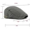 HT4771 Mens Berets Women Spring Summer Cotton Cap Vintage Artist Painter Beret Hat Male Female Ivy Flat Cap Adjustable Beret Cap