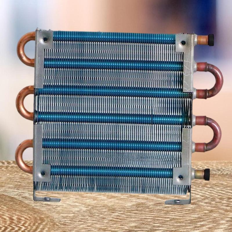 

Small Condenser Radiator Sturdy Copper Tube Evaporator for Refrigerator Air Cooling Radiator for Equipment Industrial DIY