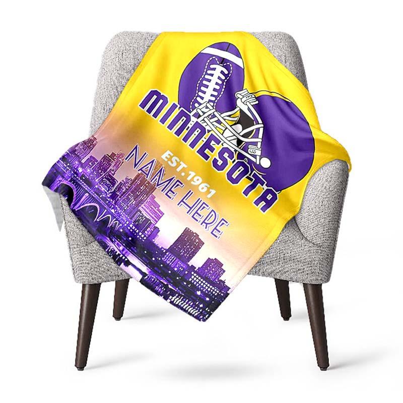 Football Fans Customize Your Name Blanket Warm Comfortable And Soft Blankets Are Suitable For Home Chairs Office Sofas Sofas Office Camping And Gifts
