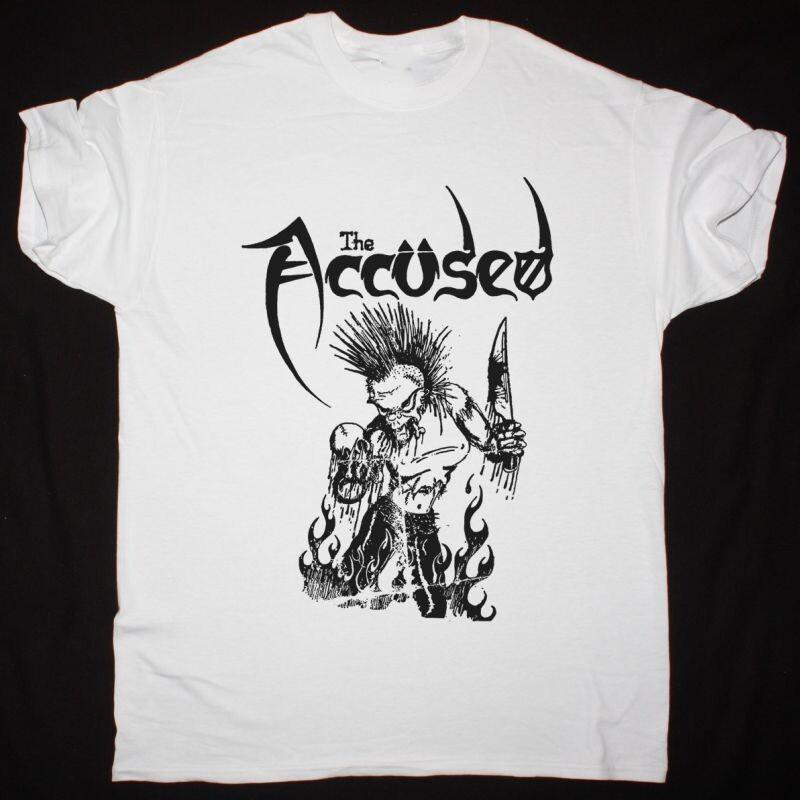THE ACCUSED MORE FUN THAN A OPEN CASKET FUNERAL WHITE SHIRT Unisex T-Shirt XXL