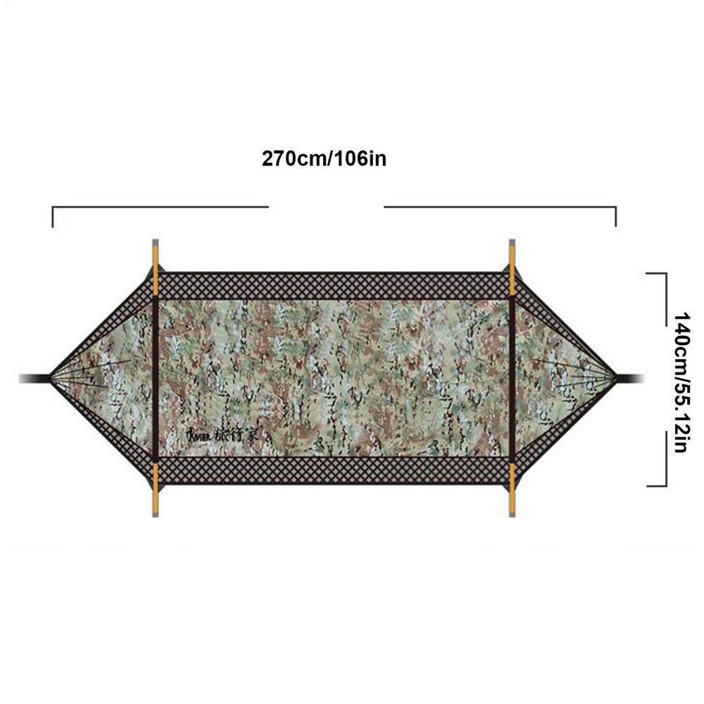 

Camping Hammock Lightweight Traveling Single Double Portable Sleeping Hammock Sun Protection Parachute Sleeping Bed For Hiking