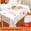 Disposable Printed Plastic Tablecloth