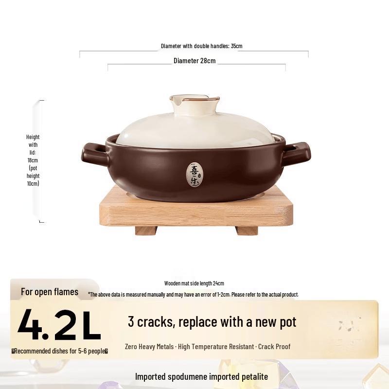 

Chuyi Qi Ceramic Open Flame Casserole Pot