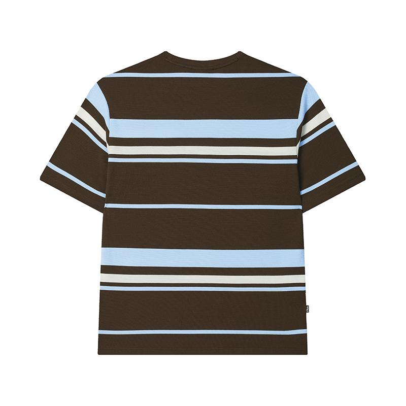 Fila Original Casual Fashion Striped Pullover Short Sleeve T-Shirt Men Tops F11M539110F-BN