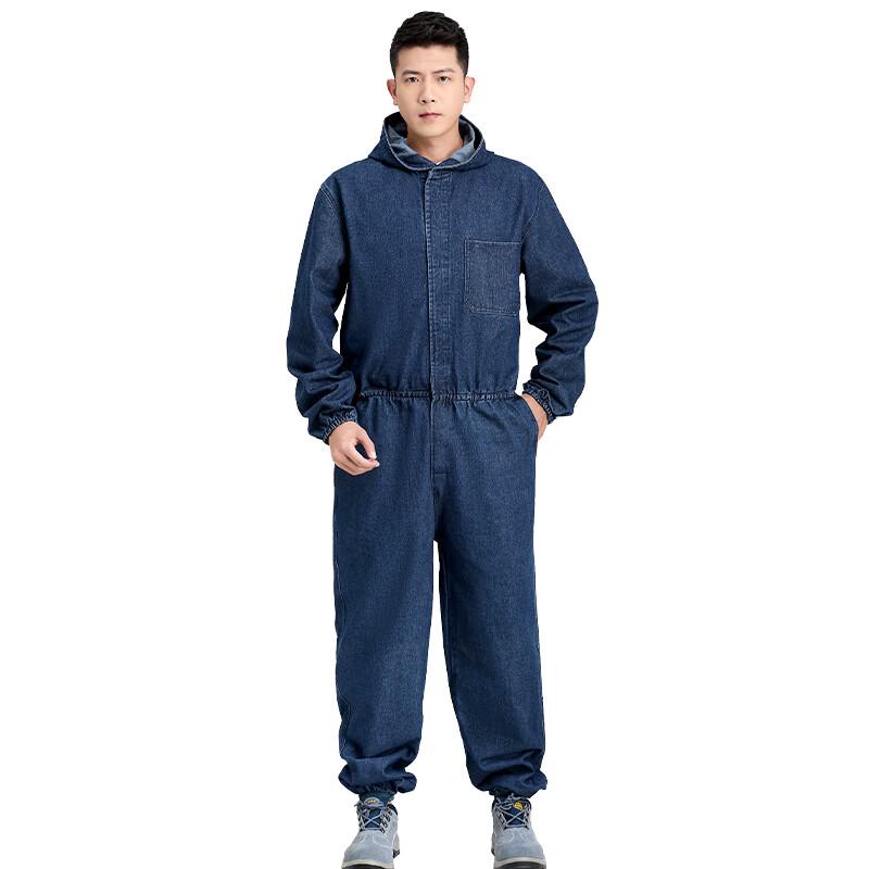 

QHLT-07 Утолщенный рабочий комбинезон из денима 4XL