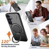 For Samsung Galaxy S25+/Galaxy S24+ Magnetic Case Rotating Kickstand TPU+PC Phone Cover