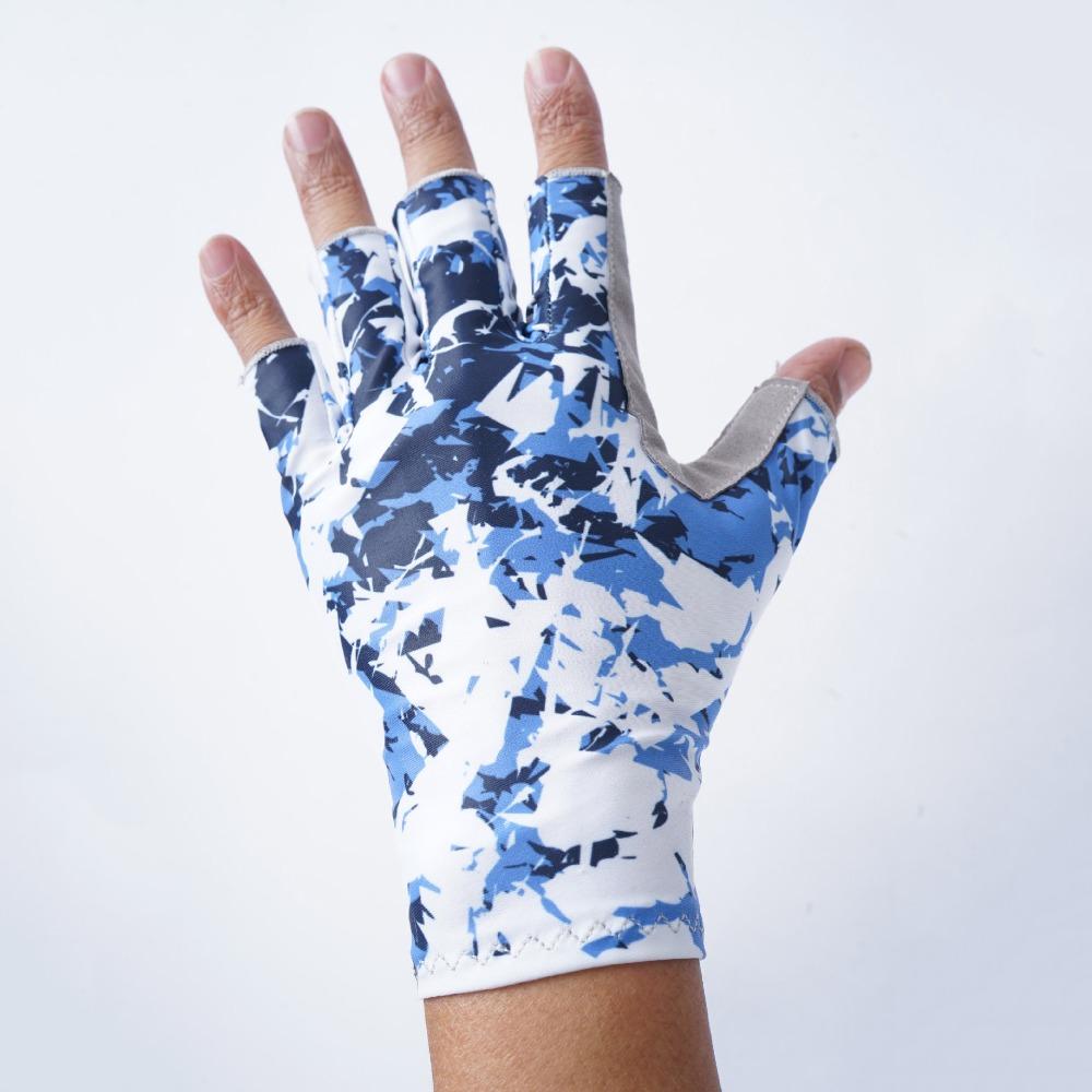 Sun Protection Fingerless Fishing Gloves Fingerless Sea Fishing Gloves Sea Fishing