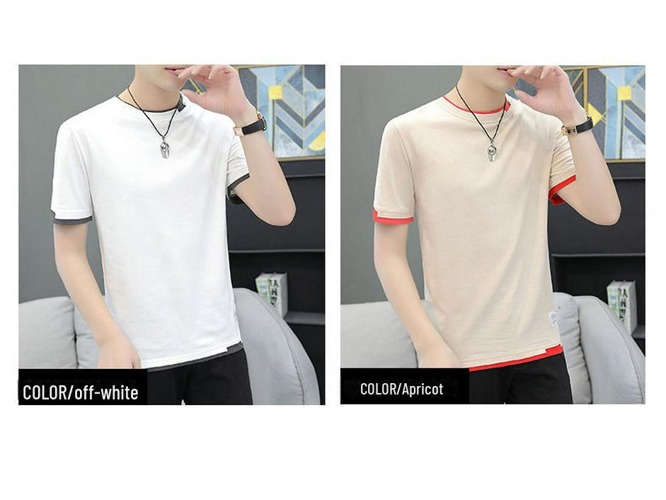 Men's 2025 Summer Trend Short-Sleeve Cotton T-Shirt