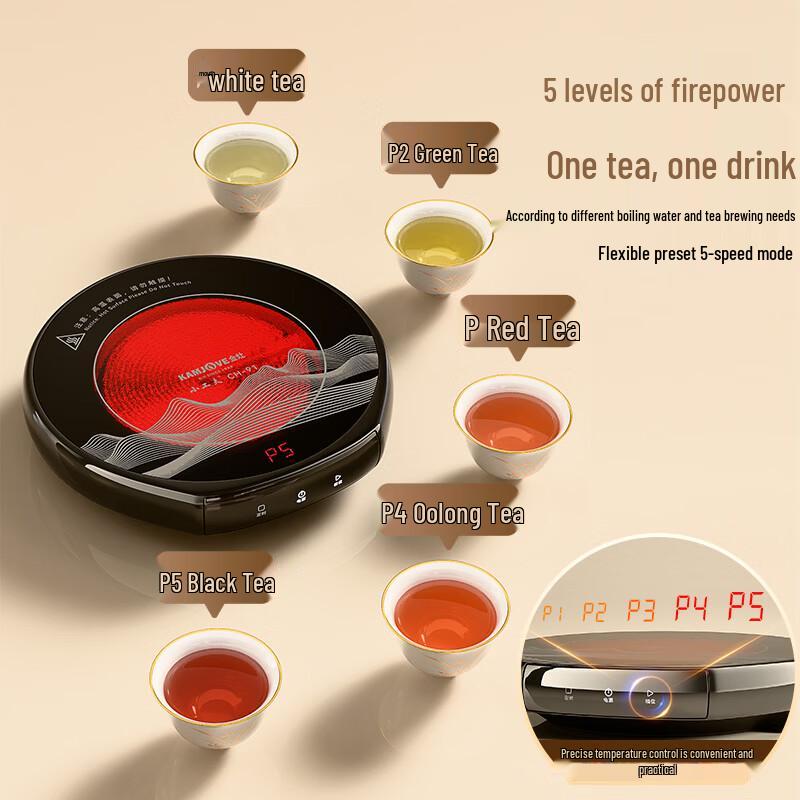 Kamjove Electric Ceramic Tea Stove & Kettle