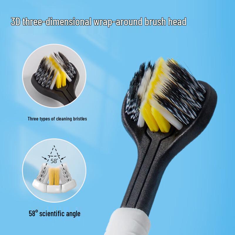 Little Ox Adventure Triple-Sided Toothbrush