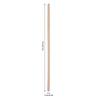 500Pcs Coffee Stirrers 7.5in Birchwood Biodegradable Eco Friendly Convenient Wooden Stir Sticks For Restaurants