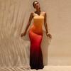 European and American style summer new high-end temperament sexy tube top slim-fitting long holiday dress