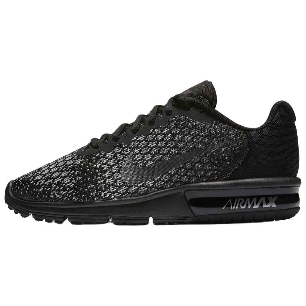 Nike Air Max Sequent 2 Metallic Hematite Women Sneakers Black Metallic-Hematite-Dark-Grey 852465-010