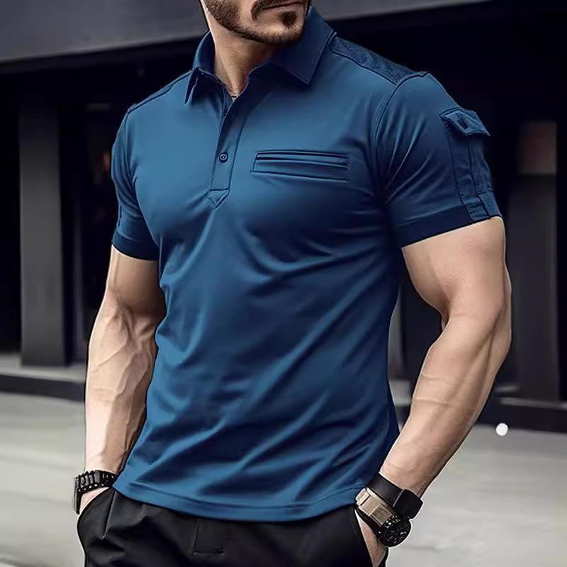 Men's New Summer Versatile Fashion Men's Sports Polo Shirt