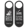 2pcS Make Up RooM Door Sign Do Not DiSturb Door Sign Door Hanging Sign For HoteL - DD