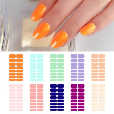 Nail Wraps for Women Nail Polish Strips Self Adhesive Nail Polish Stickers Gel Nail Strips Fingernail Manicure Stickers