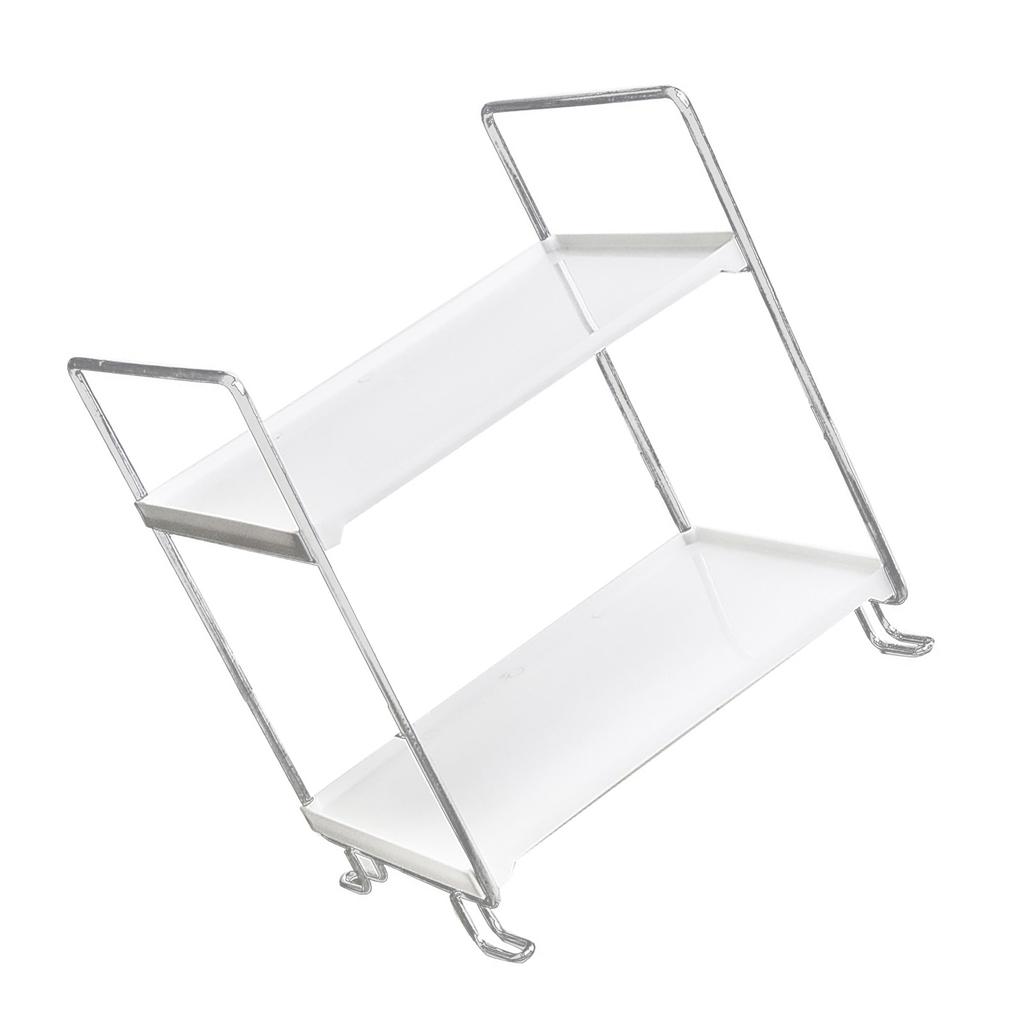 Desktop Makeup Organizer Rack PP Wrought Iron Detachable Easy Access Spice Rack Organizer for