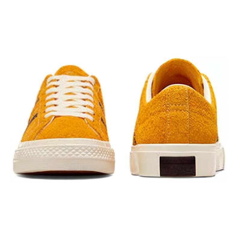Converse One Star Academy Pro Fashion Breathable Low-Top Board Shoes Unisex Yellow