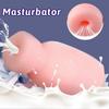 Milk Bottle Male Masturbator Masturbators Cup Adult Sex Toys with Realistic Vagina Pocket Pussy for Men Masturbation Sex Toys
