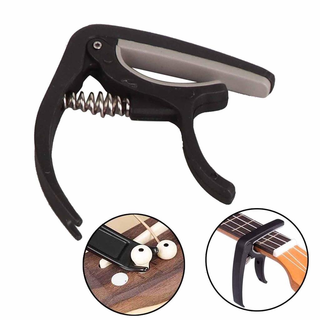 66Pcs Guitar Accessories Kit Guitar String Wall Mount Bracket Strap Tuner Picks Index Finger Plectrums Pins Set
