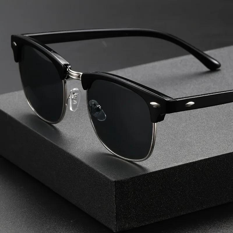 Oval Frame UV400 Sun Protection Sunglasses Retro Travel Wear Simple UV Resistant Glasses Eyeglasses For Women Men