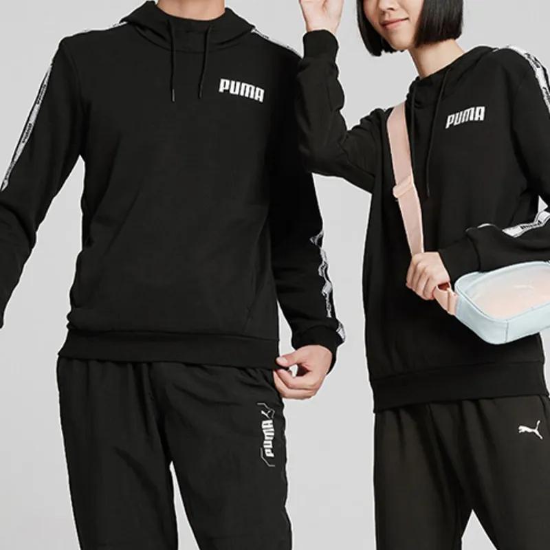 Puma Sweatshirts Men's Black Hooded Moderate Regular (Unisex) Sweatshirts 845640 01