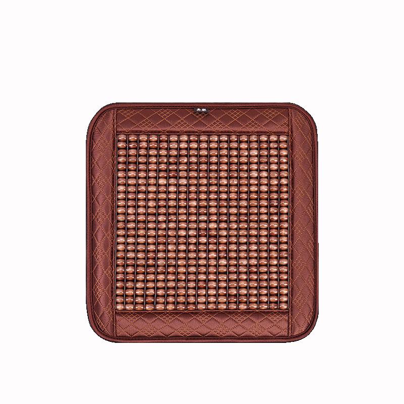 2024 Summer Car Seat Cushion with Wooden Bead Lumbar Support