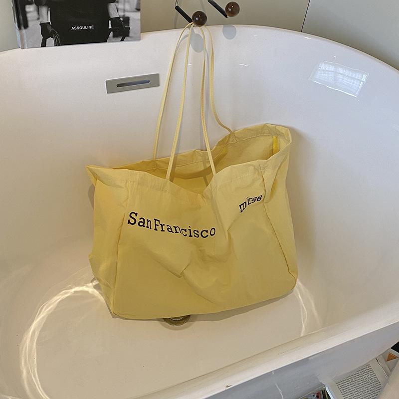 2025 summer new foreign-style texture personalized large-capacity bag fashion trend women's niche shoulder tote bag