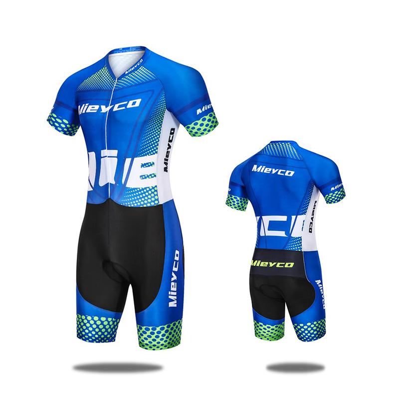 2024 Triathlon Suit MTB Short Sleeve Skinsuit Cycling Jersey Jumpsuit Racing Men's Tracksuit Clothing Bicycle Mountain Bike Wear