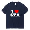 I Love SZA Good Days Graphics Print T-shirt Unisex Women Hip Hop Rapper 90s Vintage Short Sleeve Tees Teen Streetwear Trend T Shirt