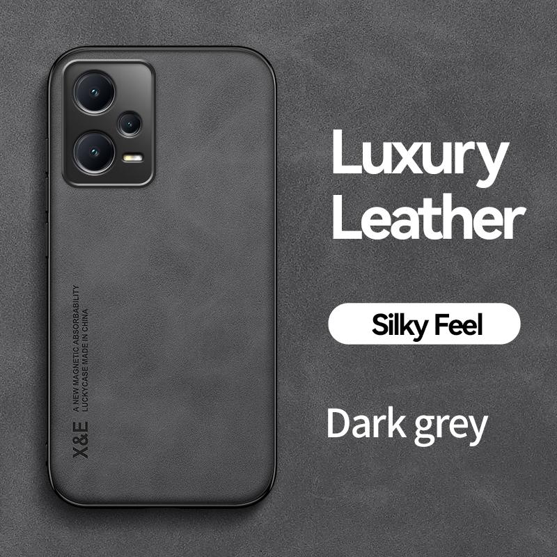 KEYSION Luxury Leather Case for Redmi Note 12 Pro 5G Silicone Shockproof Phone Back Cover for Xiaomi Redmi Note 12 4G 12 Pro+ 5G