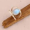 Moonstone Gemstone Oval Ring, 925 Silver Ring, Oval Ring, Statement Ring, Cabochon Ring, Handmade Jewelry