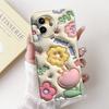 Soft Slim Silicone Fundas For Xiaomi Poco F7 Pro F7 Ultra Case For Redmi K80 K80Pro Back Cover Cartoon Panda Rabbit Flowers Capa