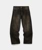 Kueo Washed Engineer Jeans V2 (Washed Black)