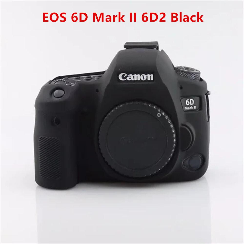 Soft Silicone Armor Camera Body Case For Canon EOS 600D 650D 700D R10 R7 RP R6 R 7D 77D 5D3 5D4 6D 80D 70D 6DII 1500D 1300D 200D