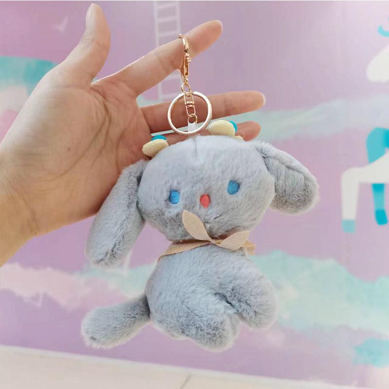 Adorable Plush Dog Keychain Cute Stuffed Animal Toy Creative Plush Doll Pendant