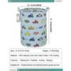 Laundry basket storage box baby basket canvas folding large storage basket children's boys and girls toys