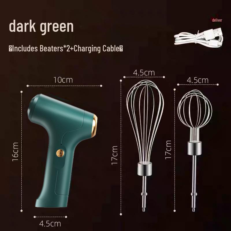 Wireless Handheld Electric Egg Beater for Cream & Egg Whites - Home Baking Gadget