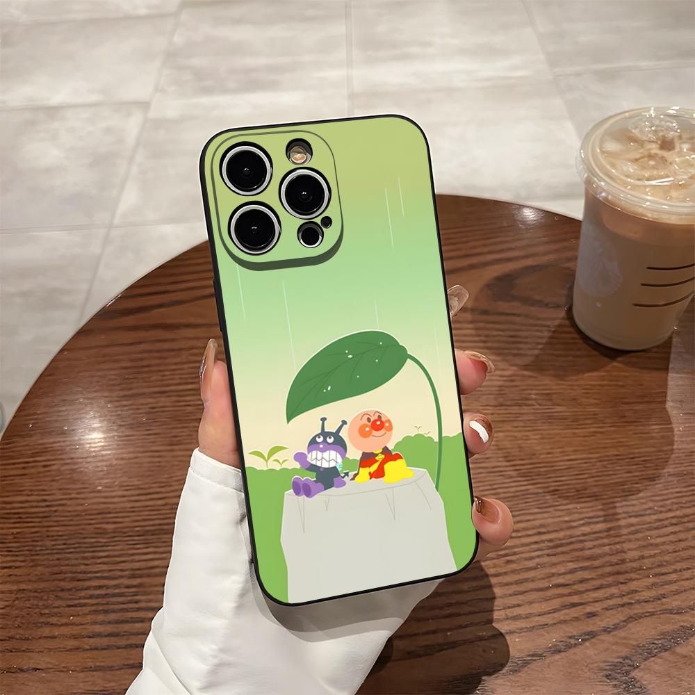 Phone Case For 17 Pro Max Iphone 14 Pro Max 12 16 15 13 Pro 11 Xr X Xs 8 7 Plus Back Cover Cartoon Cute Anpanman