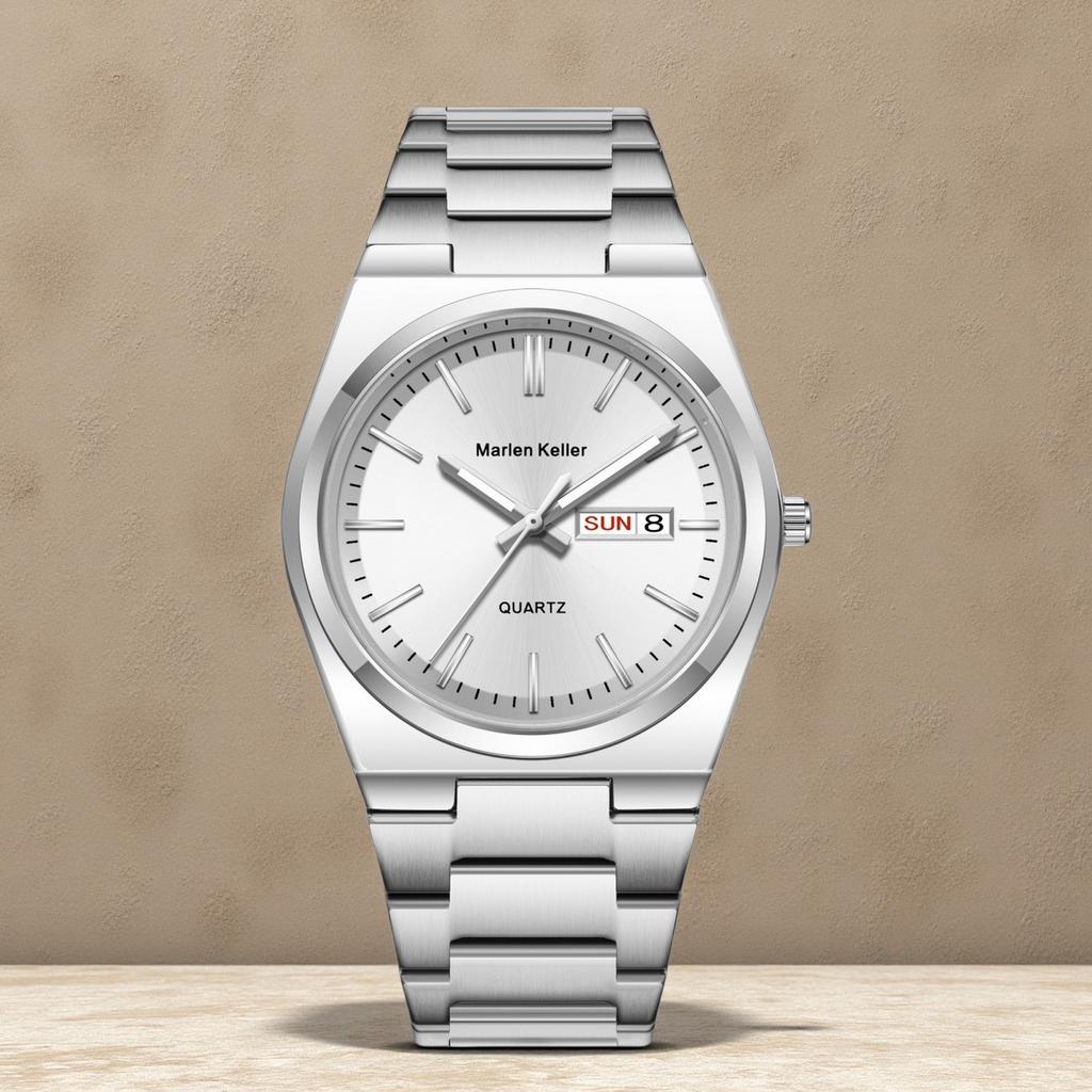 Luxury Quartz Man Wristwatch Sport Men Watches Waterproof Luminous Date Week Stainless Steel Men's Watch