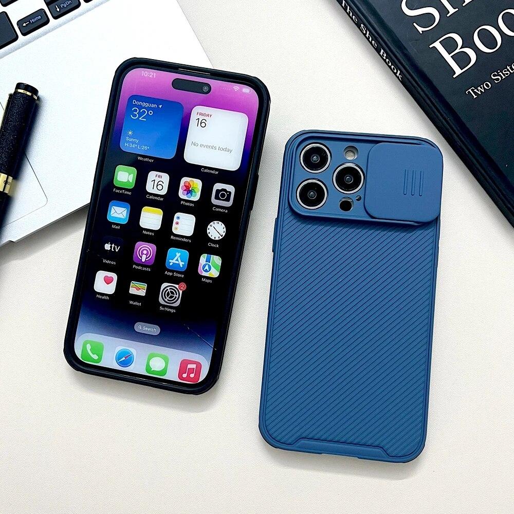 Slide Camera Cap Cover Case For iPhone 15 14 13 12 Pro Max 15Pro 14Pro For Magsafe Magnetic Charge Anti-Shock Shockproof Armor a