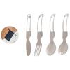 Wutuo Outdoor Camping Titanium Folding Cutlery Set