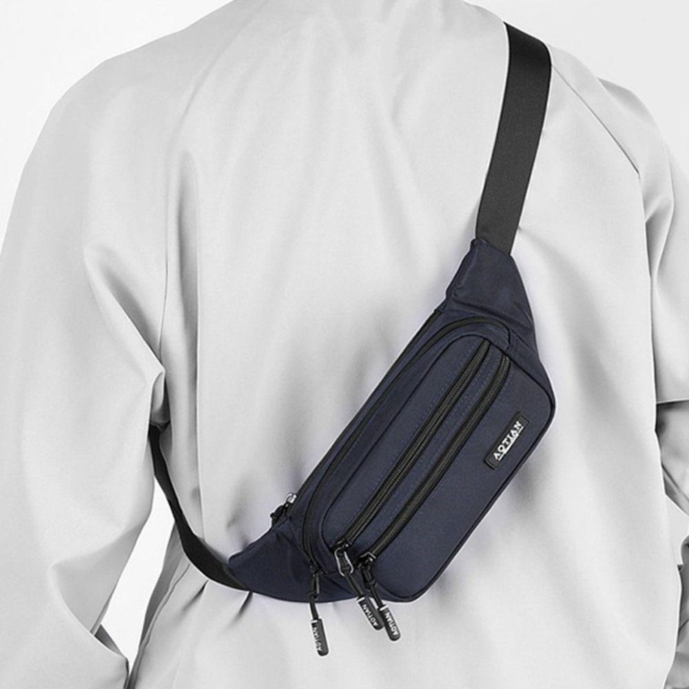 Large Capacity Sports Phone Bag Multi-function Men Chest Bag Gym Bag Running Waist Bags  Sports