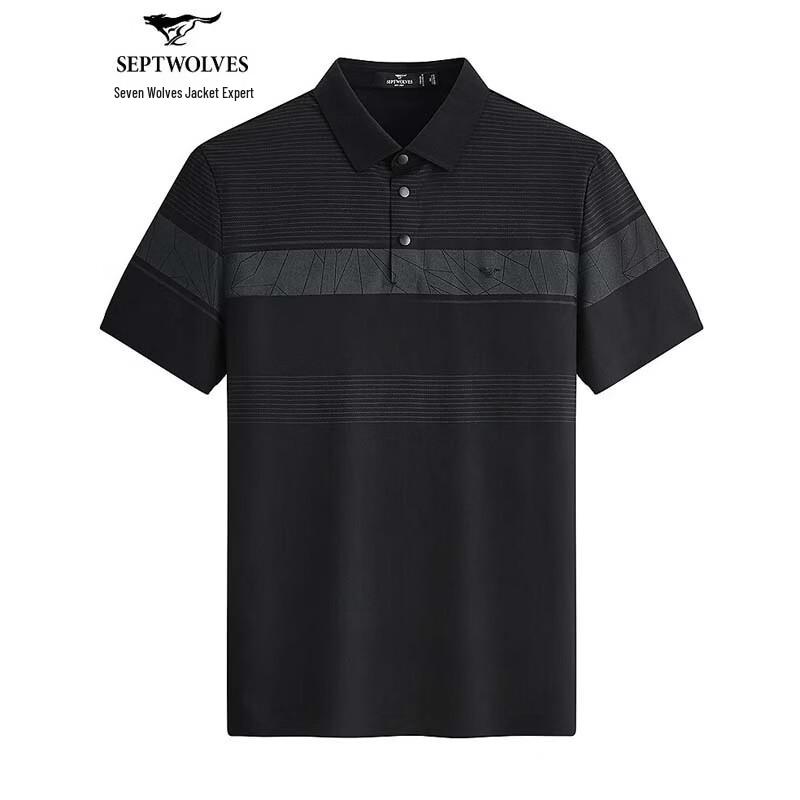 SEPTWOLVES Men s Casual Business Polo Shirt XXL