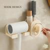 Adhesive Bathroom Hair Dryer Holder Vanities Storage Station For Styling Tools Makeup Accessories Easy Installation
