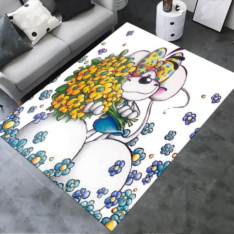 2025 New Diddl Carpet Rug for Living Room Bedroom Home Sofa Decoration,Kids Play Non-slip Floor Mat