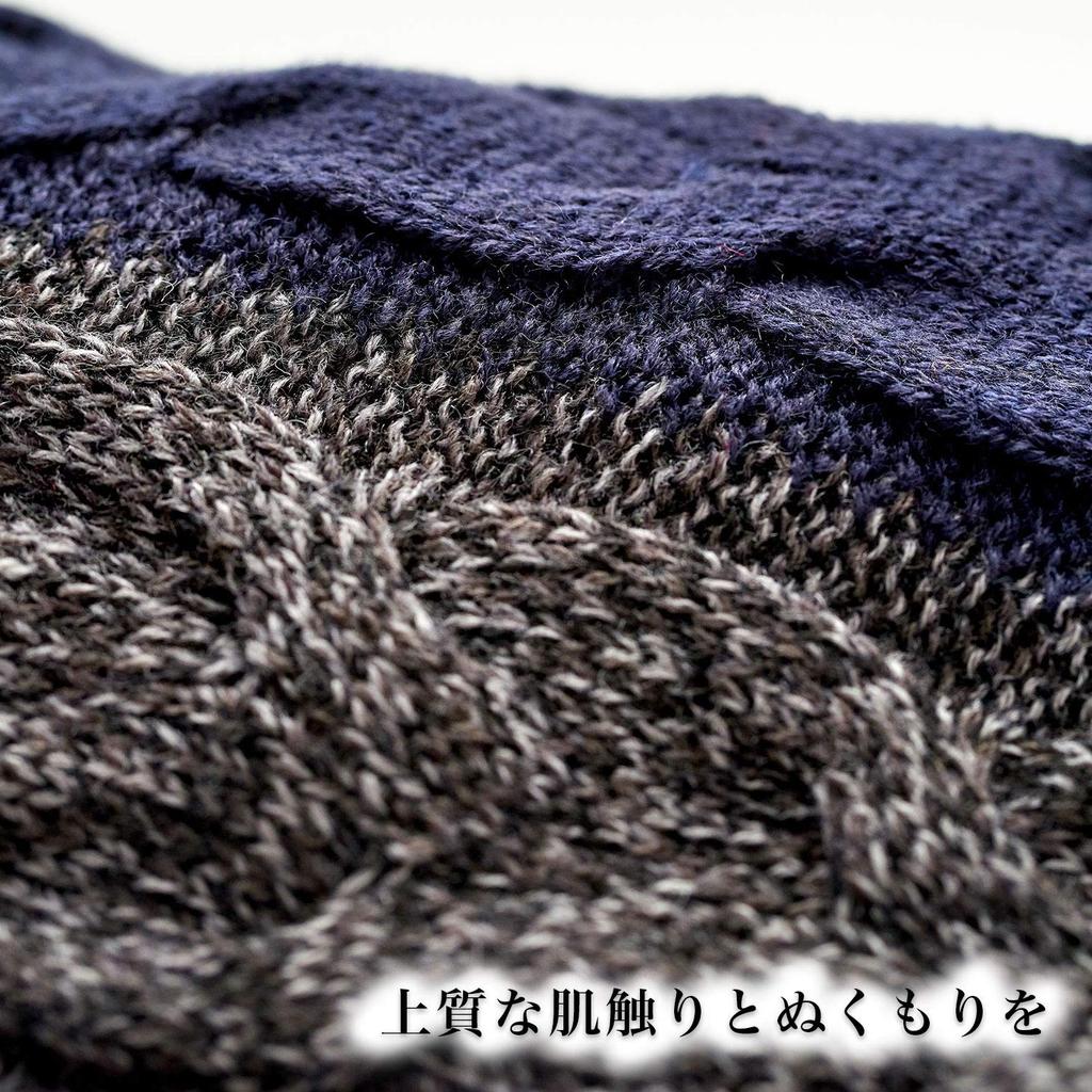 TERAICHI Compact Made In Neck Short Mini Insert Mini Sengo Compact Compact Scarf No Gift Muff™ Two-Color Cable, Japan, Scarf, Warmer, Scarf, Scarf,